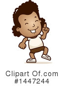 Retro Black Girl Clipart #1447244 by Cory Thoman