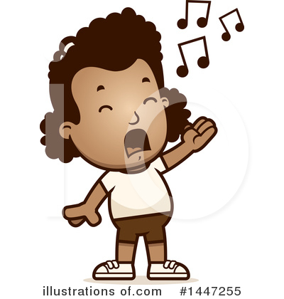 Singing Clipart #1447255 by Cory Thoman