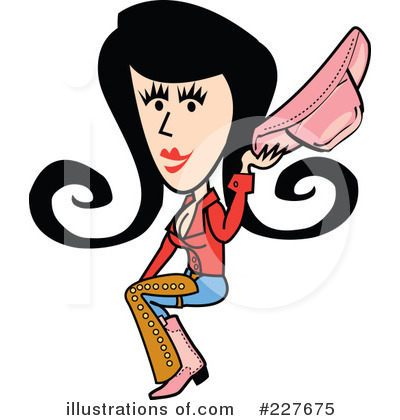 Retro Girl Clipart #227675 by Andy Nortnik