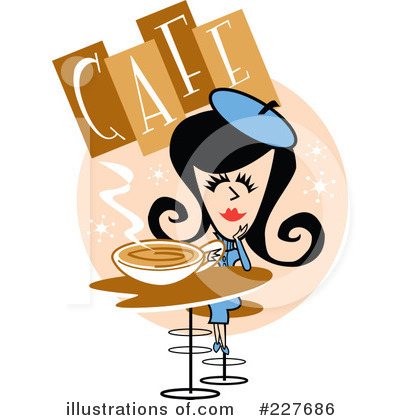 Retro Girl Clipart #227686 by Andy Nortnik