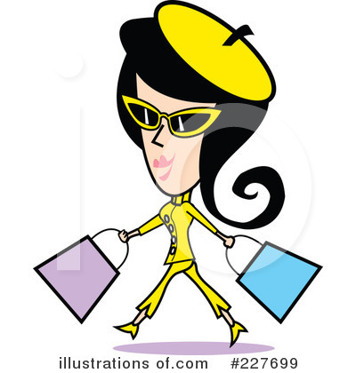 Retro Girl Clipart #227699 by Andy Nortnik
