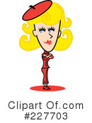 Retro Girl Clipart #227703 by Andy Nortnik