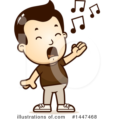 Singing Clipart #1447468 by Cory Thoman