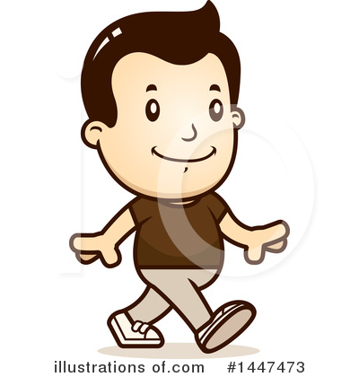 Retro White Boy Clipart #1447473 by Cory Thoman