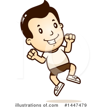 Retro White Boy Clipart #1447479 by Cory Thoman