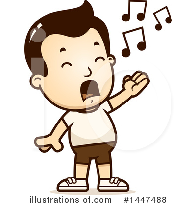 Singing Clipart #1447488 by Cory Thoman