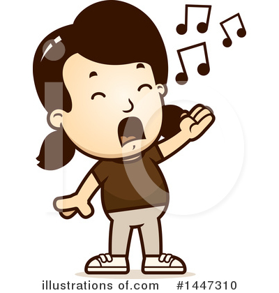 Singing Clipart #1447310 by Cory Thoman