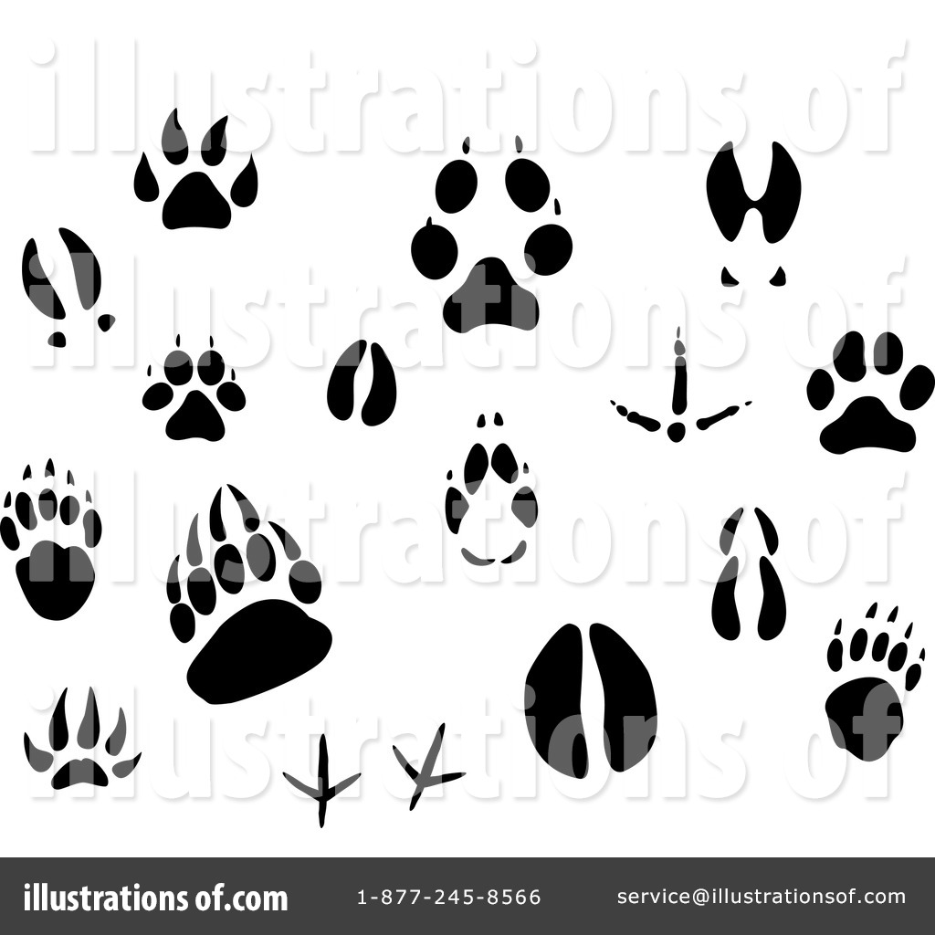 animal tracks clipart - photo #15