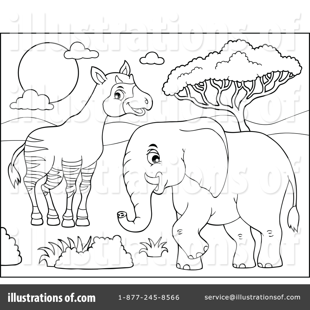 Animals Clipart #1653916 - Illustration by visekart