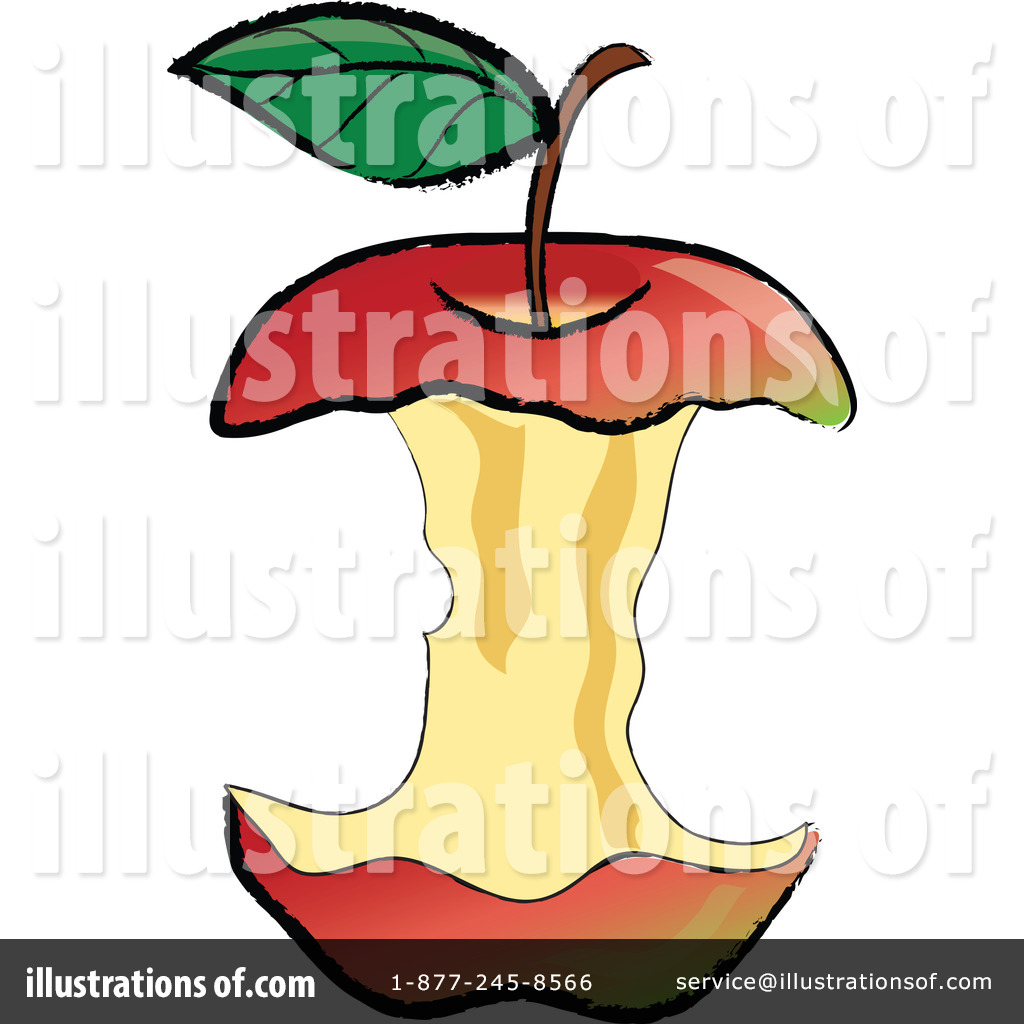 free apple core clip art - photo #49