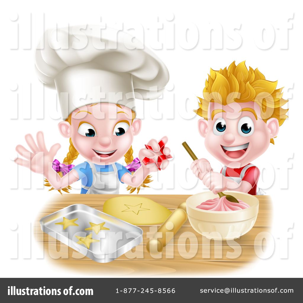 Baking Clipart #1373380 - Illustration by AtStockIllustration