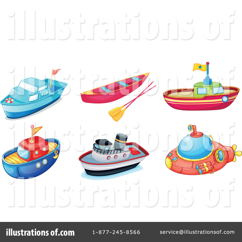 Royalty-Free (RF) Boat Clipart Illustration by colematt - Stock Sample 