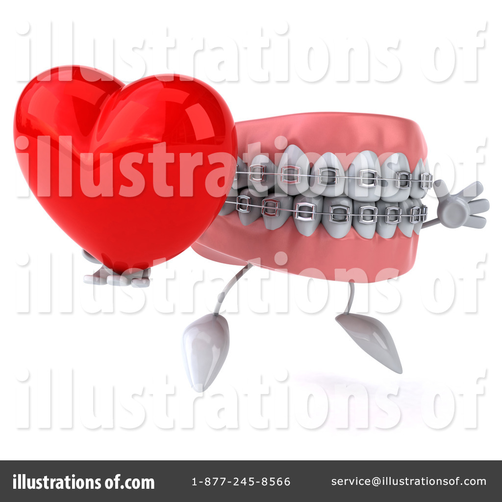 Braces Character Clipart #1308811 - Illustration by Julos