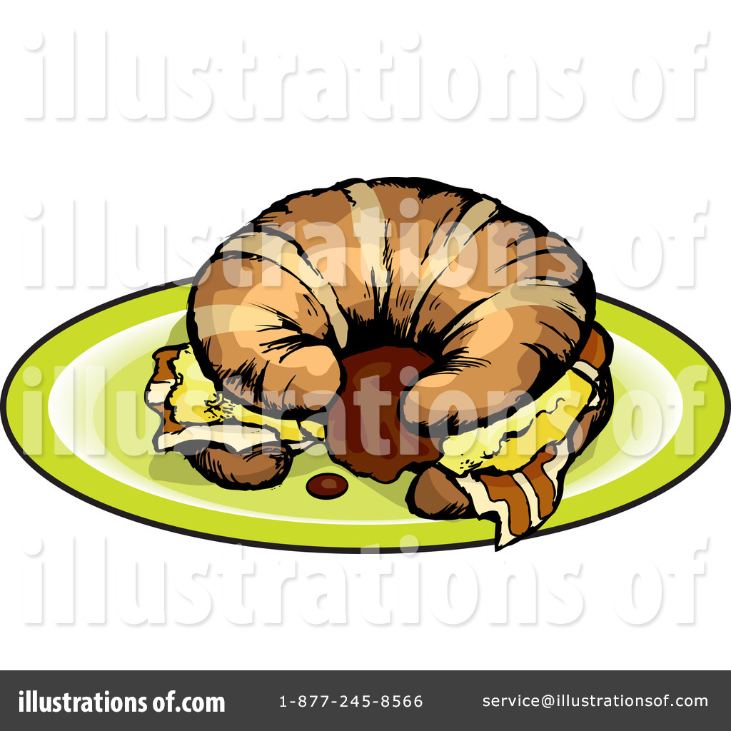 Breakfast Clipart #39055 - Illustration by Dennis Holmes Designs