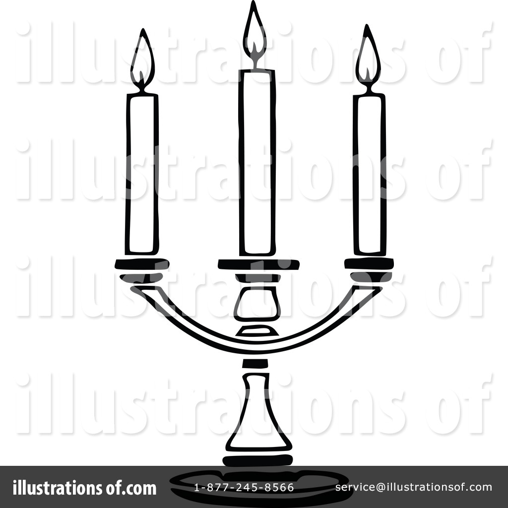 candle clip art free black and white - photo #48