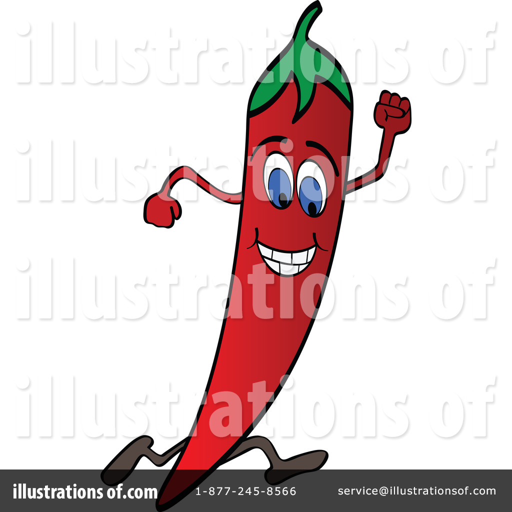 Chili Pepper Clipart #1115663 - Illustration by Andrei Marincas