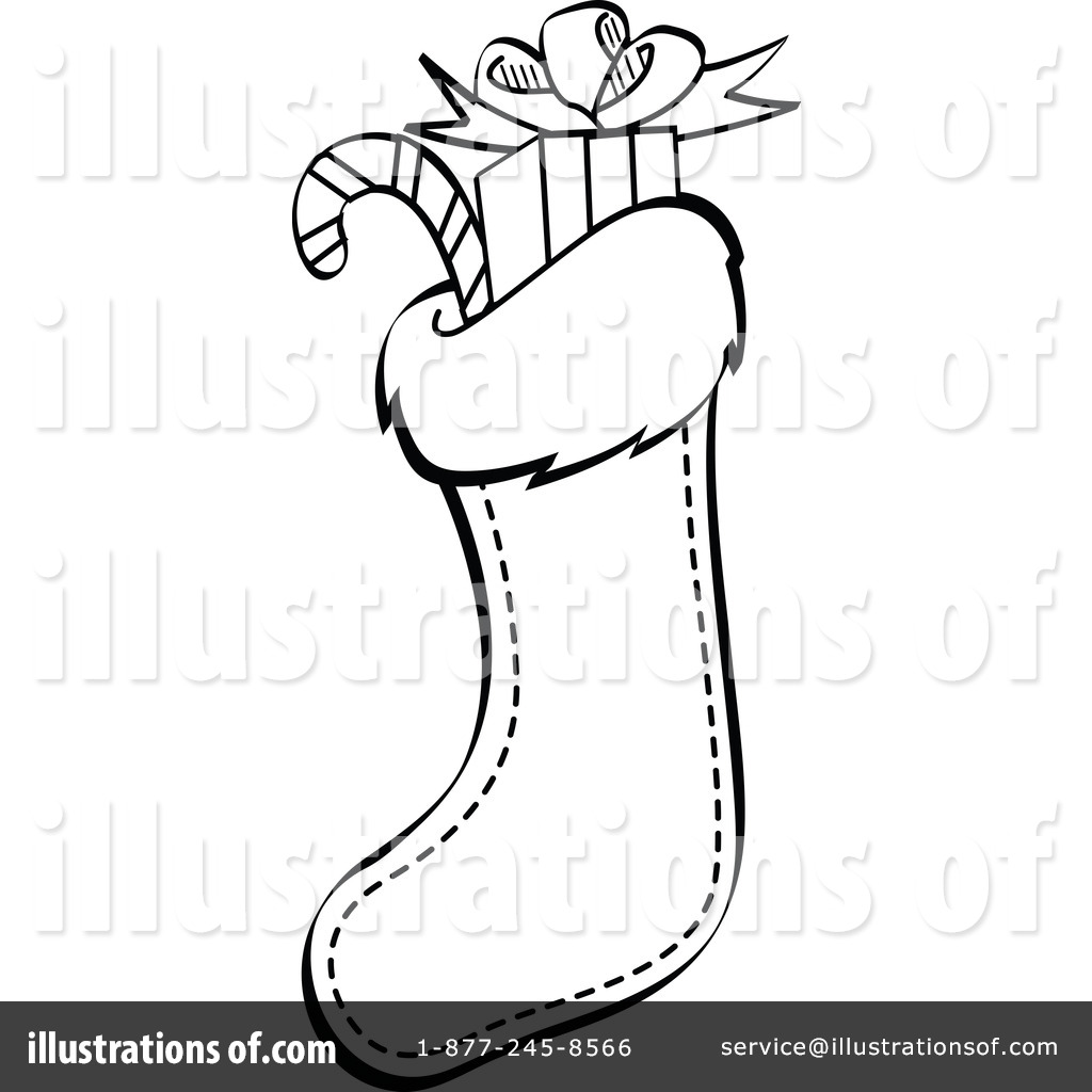 Christmas Stocking Clipart #100655 - Illustration by Andy Nortnik
