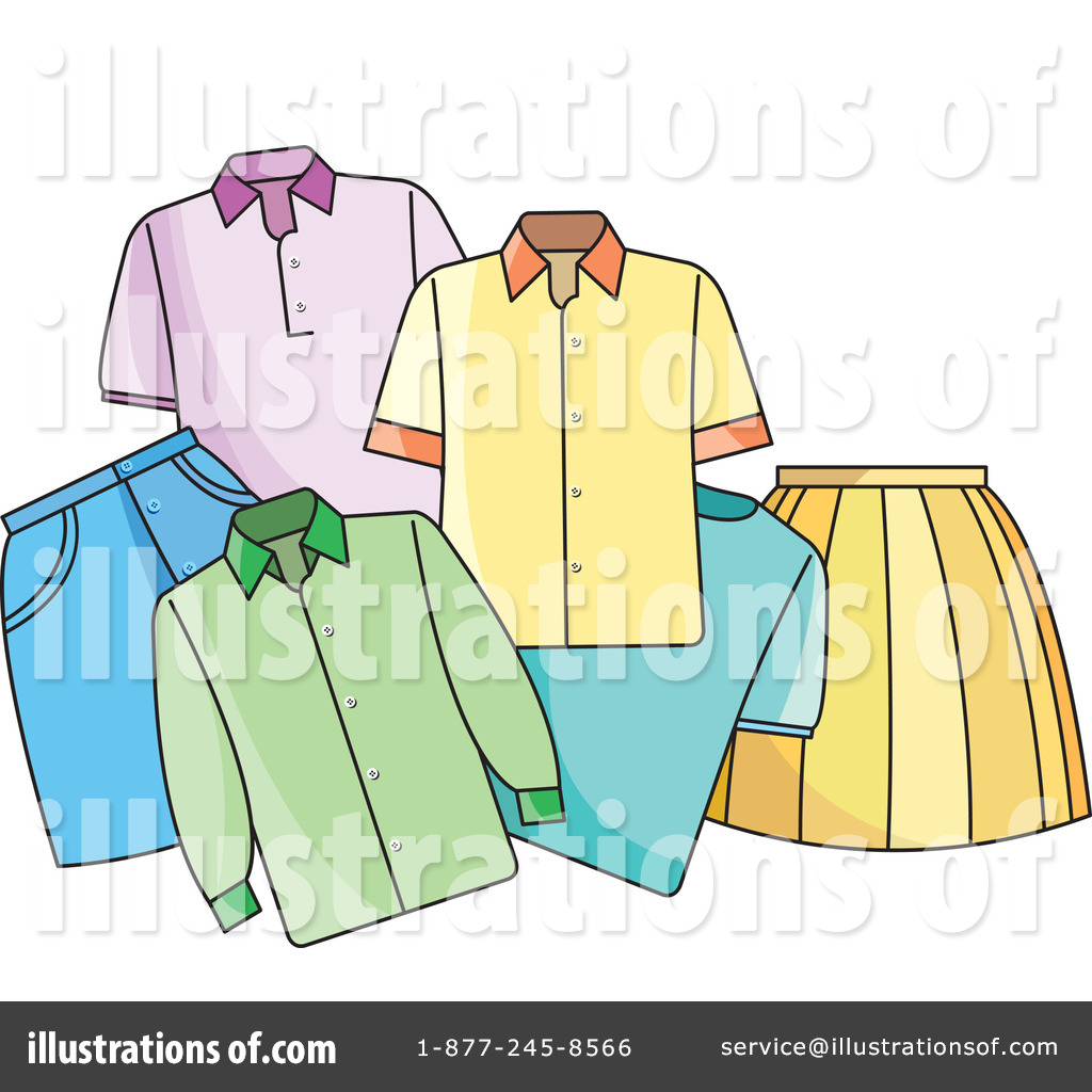 Clothing Clipart #100311 - Illustration by Lal Perera