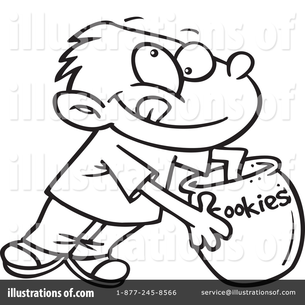 Cookie Jar Clipart #1046149 - Illustration by toonaday