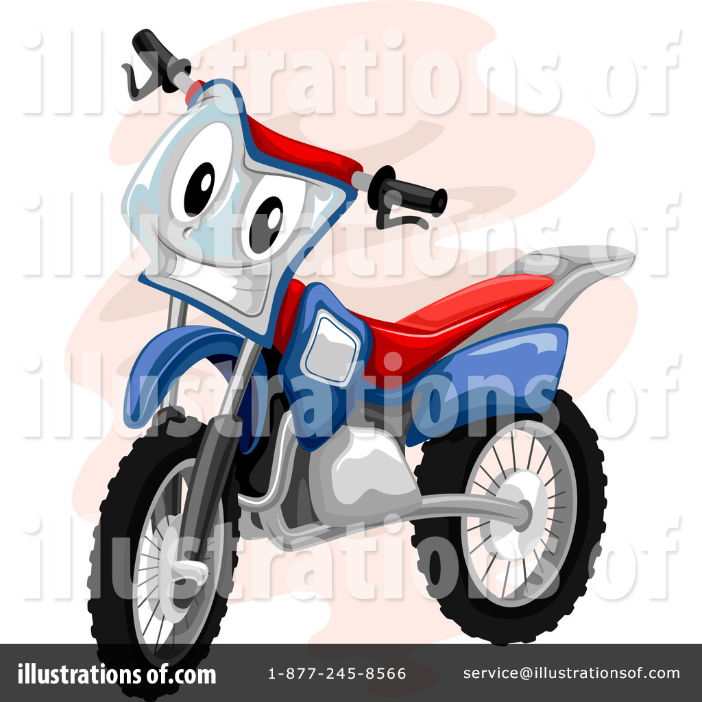 Dirt Bike Clipart #1300053 - Illustration by BNP Design Studio