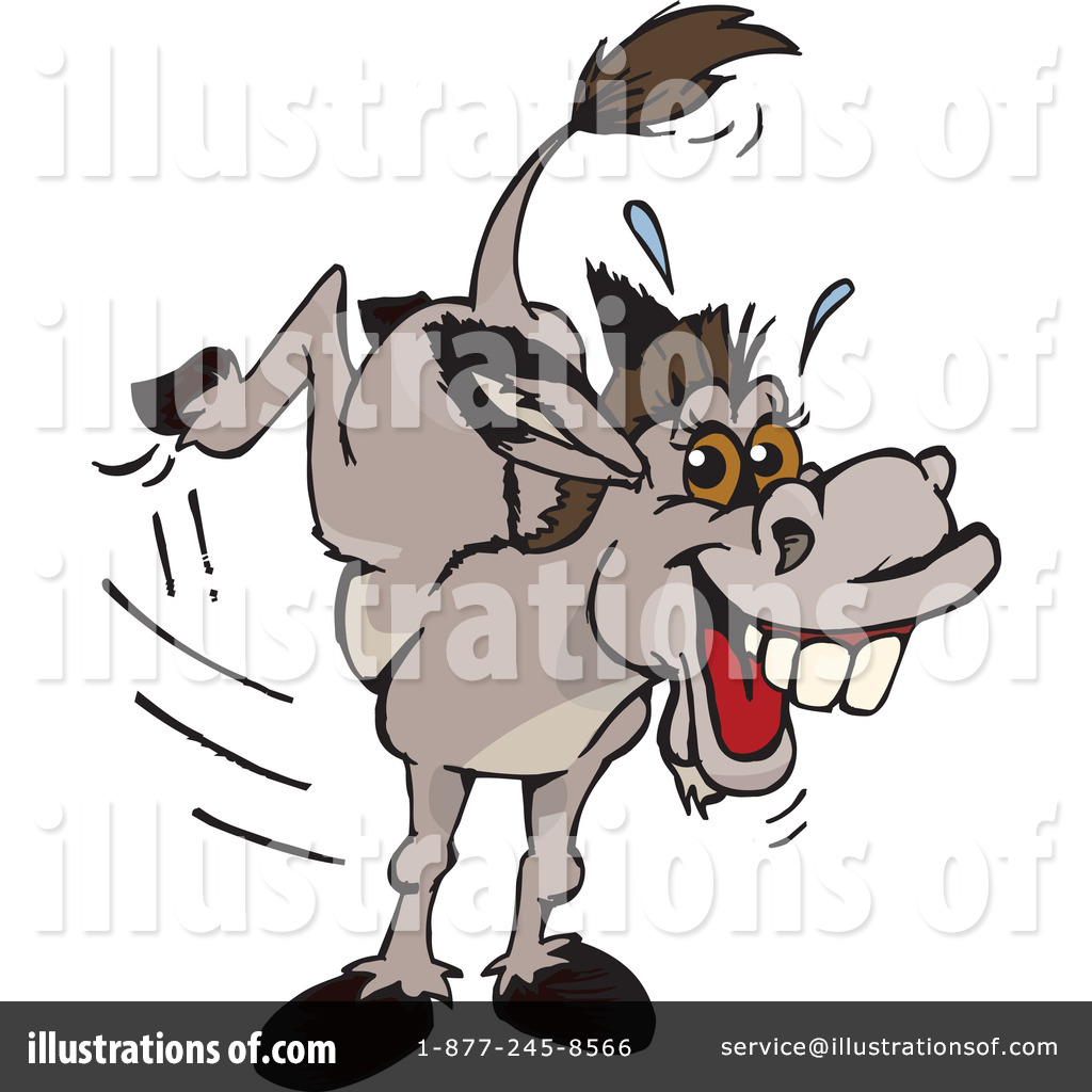free clipart donkey kicking - photo #47