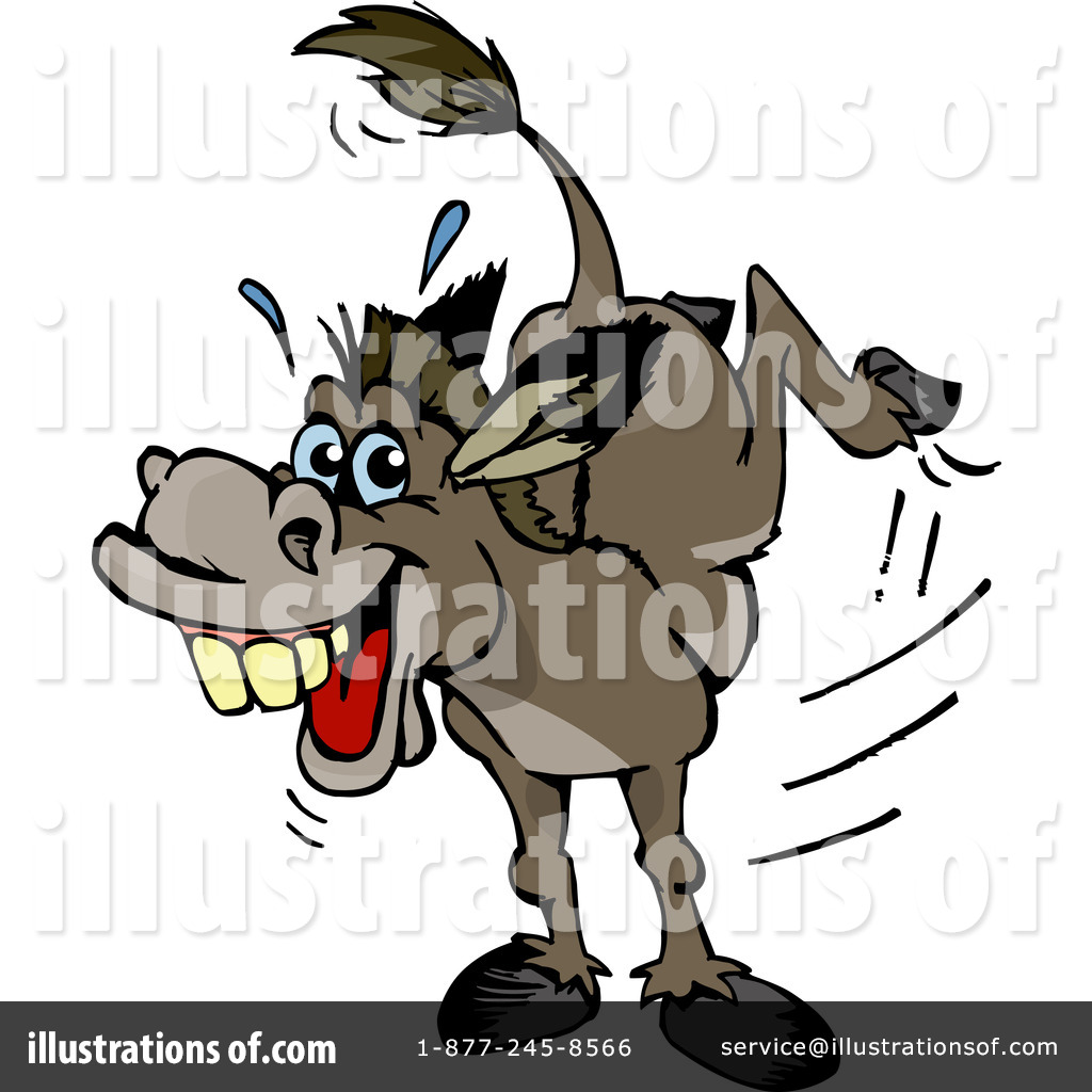 free clipart donkey kicking - photo #44