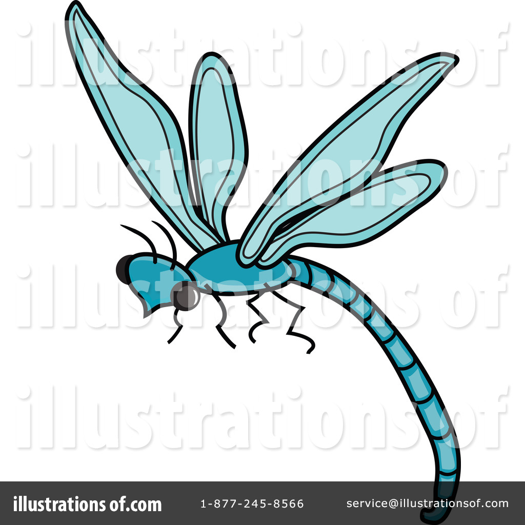 Dragonfly Clipart #62518 - Illustration by Pams Clipart