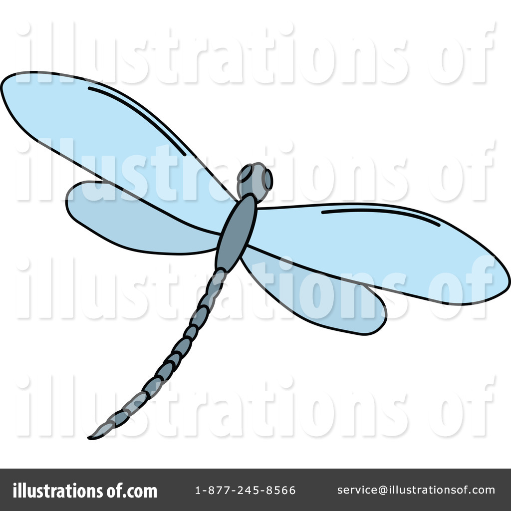 Dragonfly Clipart #1063890 - Illustration by Vector Tradition SM