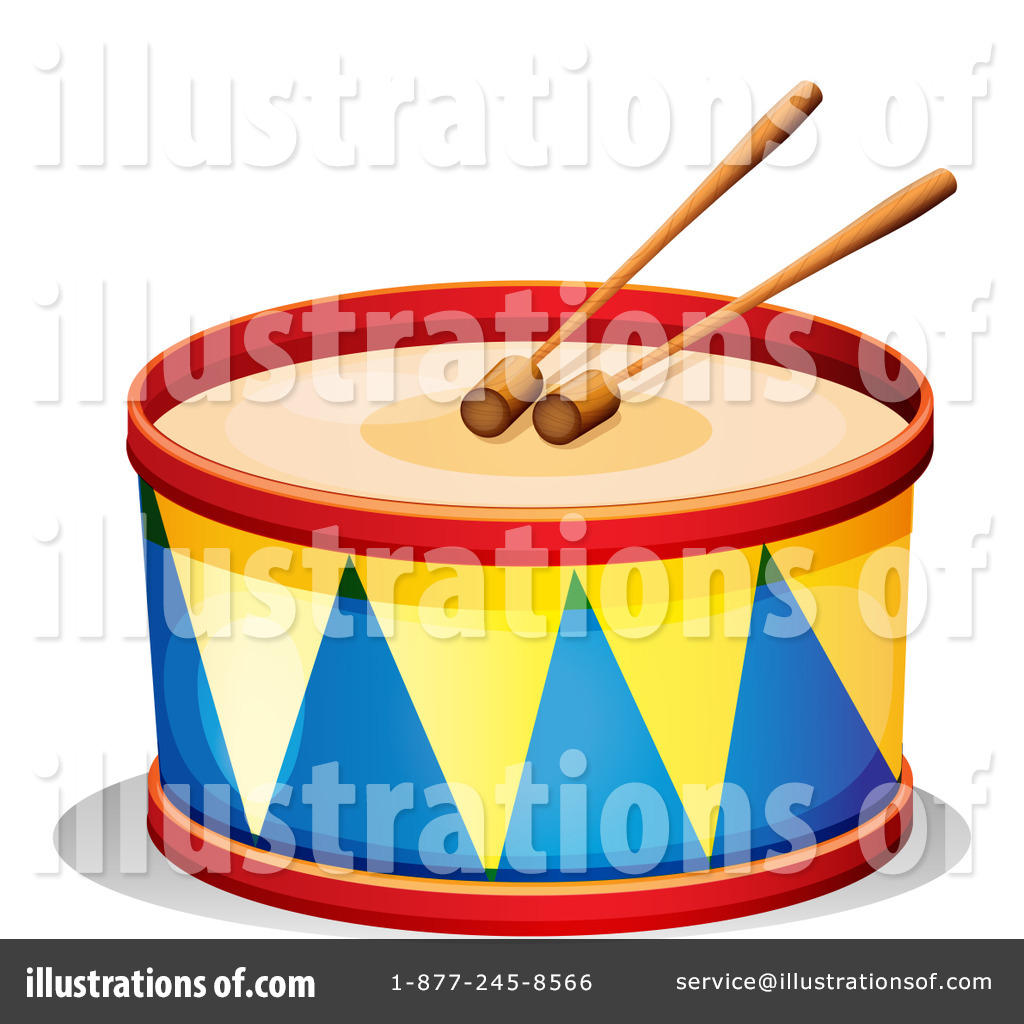 Drums Clipart #1181462 - Illustration by Graphics RF