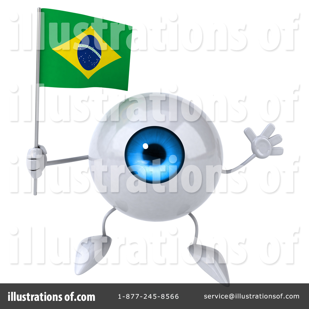 Eyeball Character Clipart #1351260 - Illustration by Julos