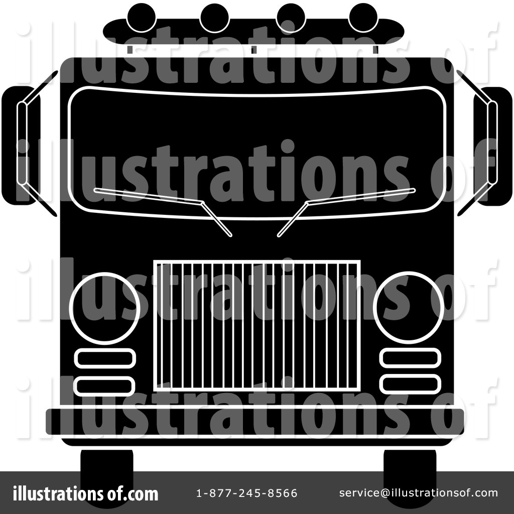 fire truck clipart black and white - photo #48