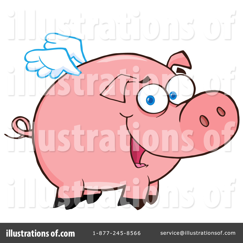 flying pig clipart - photo #46