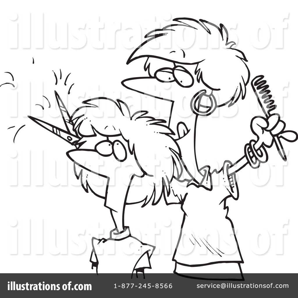 hairdresser coloring pages - photo #48