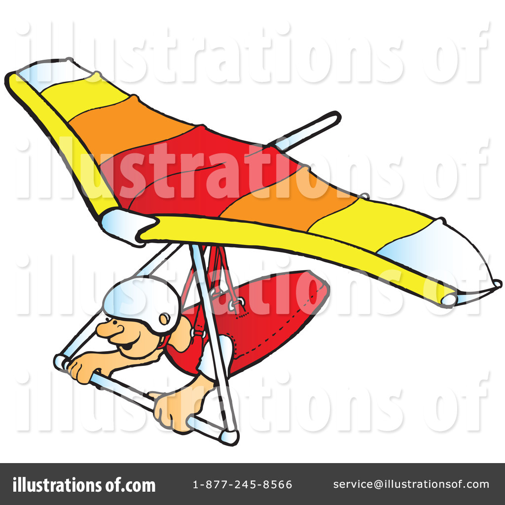 Hang Gliding Clipart #41916 - Illustration by Snowy
