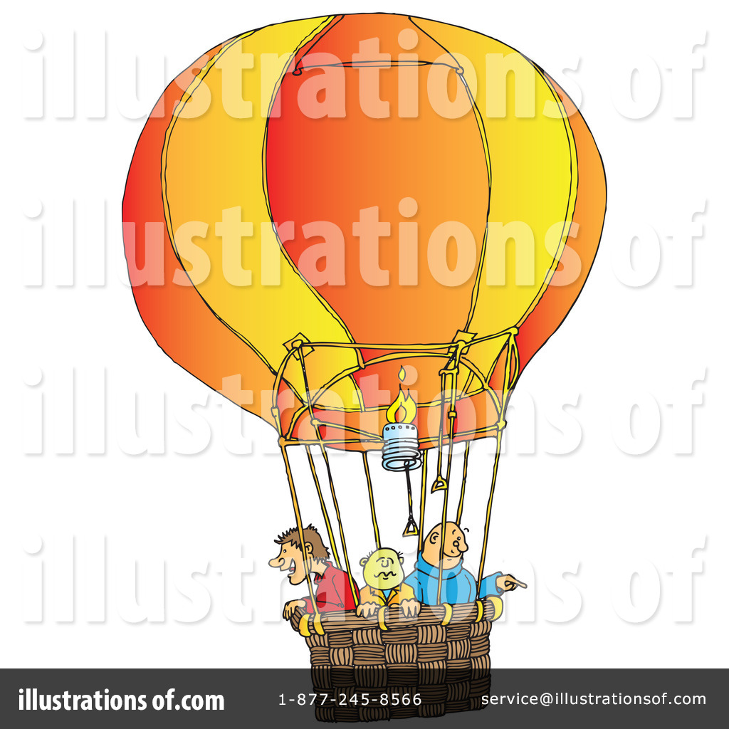 Hot Air Balloon Clipart #41896 - Illustration by Snowy