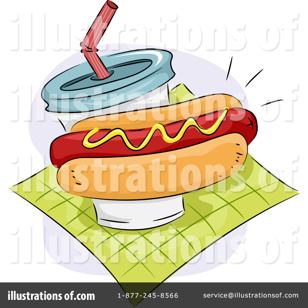 Hot Dog Clipart #1111789 - Illustration by BNP Design Studio