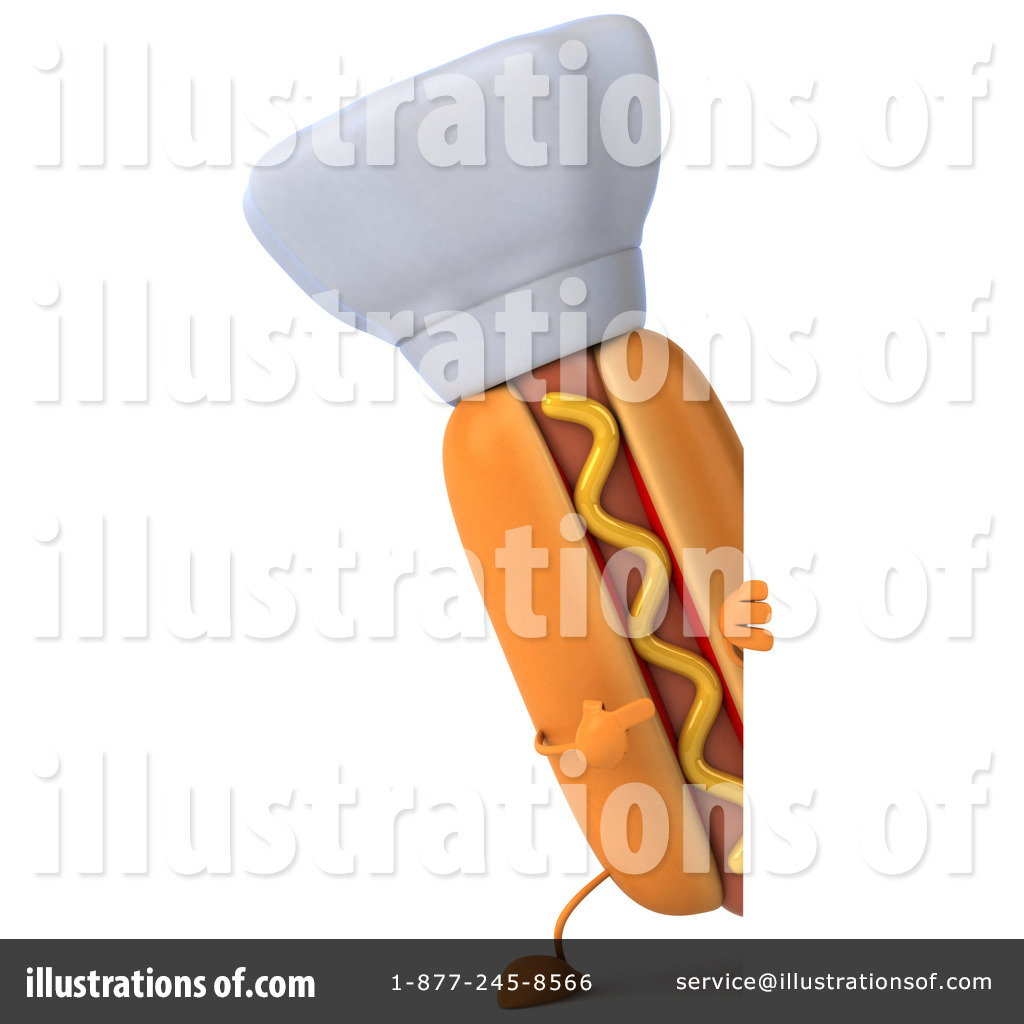 Hot Dog Clipart #1072034 - Illustration by Julos