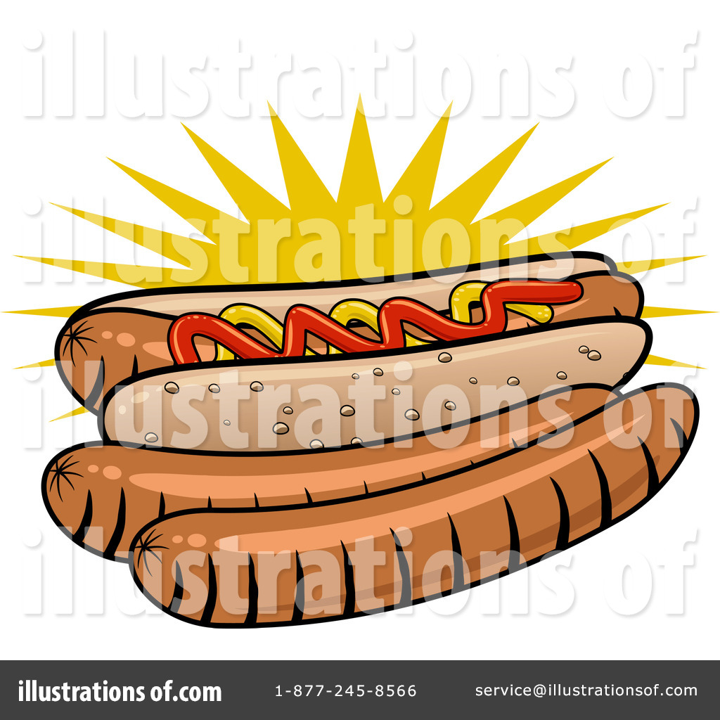 Hot Dog Clipart #45762 - Illustration by r formidable