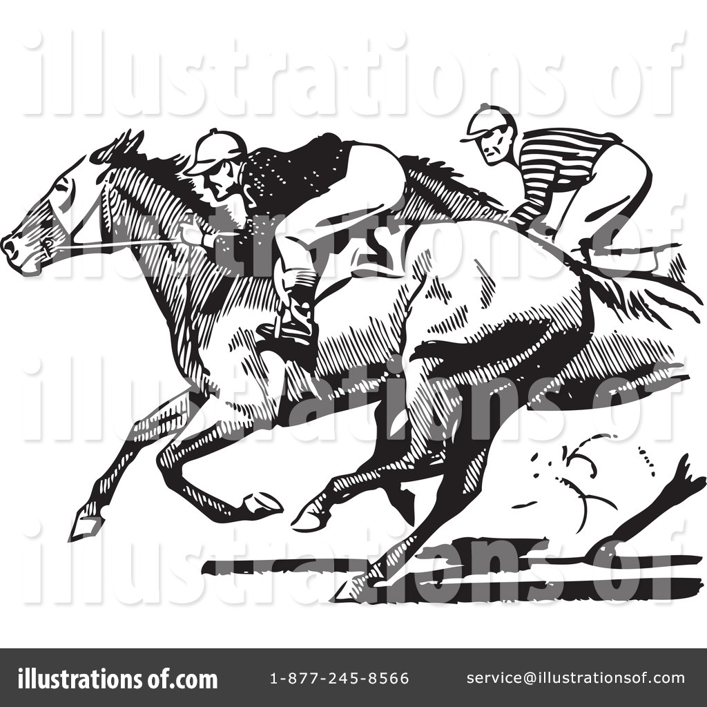clipart horse and jockey - photo #39