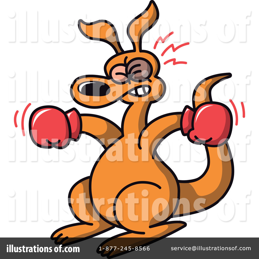 boxing kangaroo clipart - photo #24