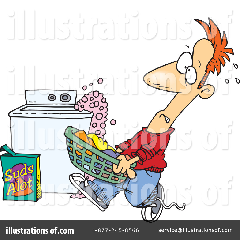 Laundry Clipart #441941 - Illustration by Ron Leishman