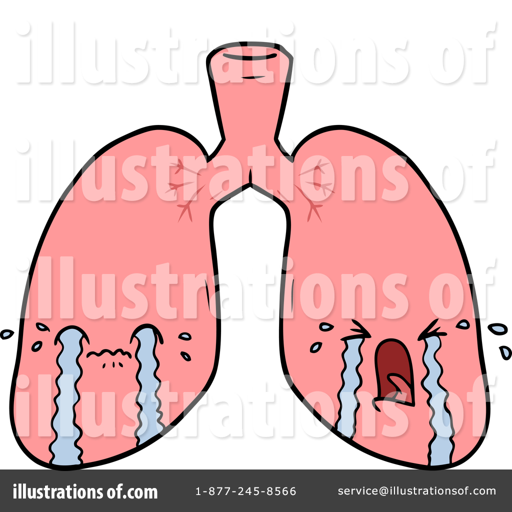 Lungs Clipart #1553809 - Illustration by lineartestpilot