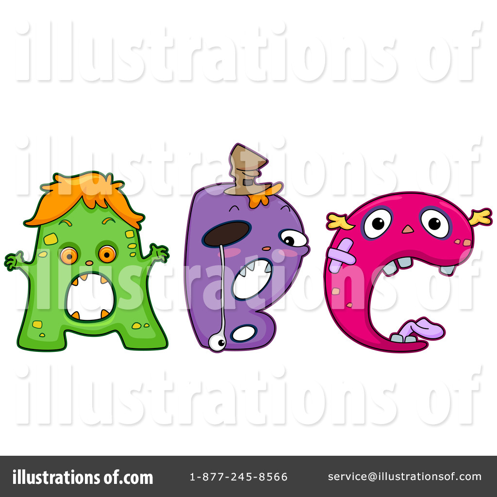 free monster alphabet clipart - photo #36