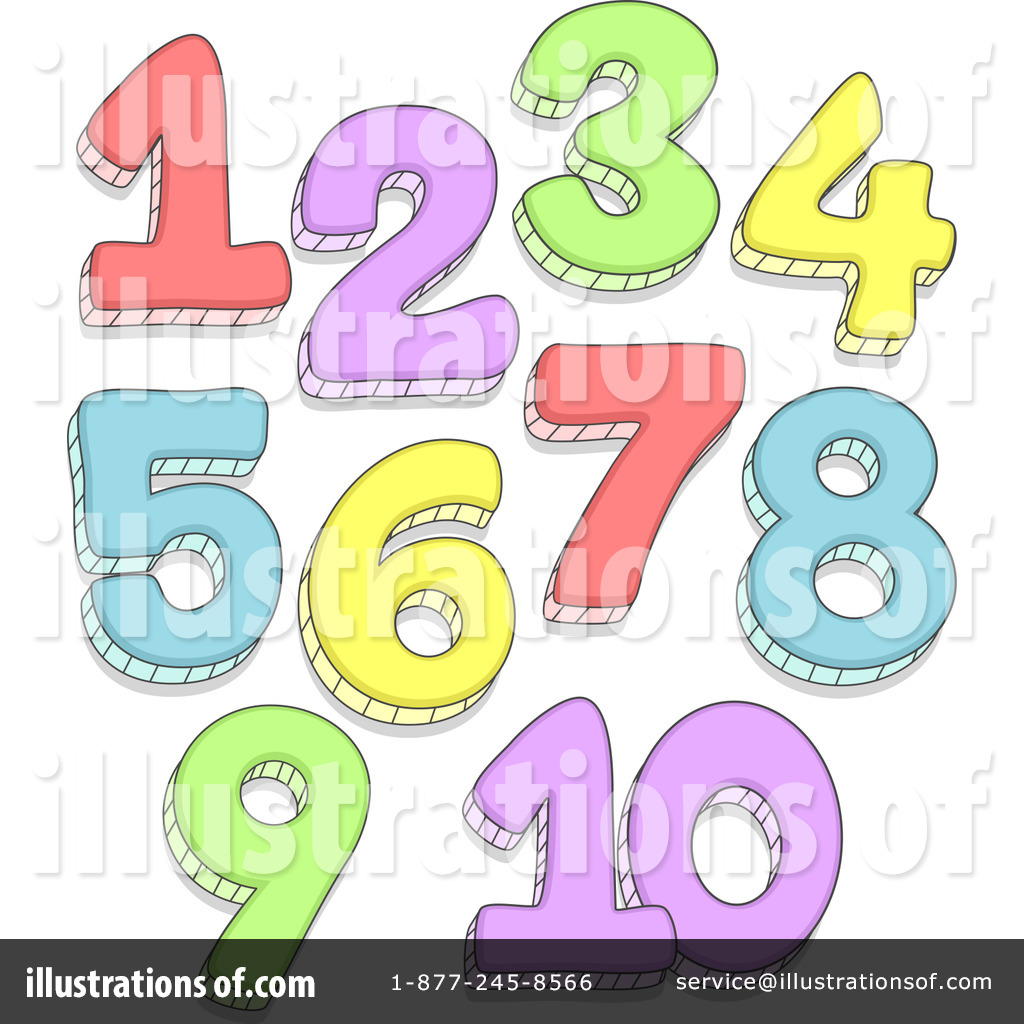 clip art numbers 1 to 10 - photo #22