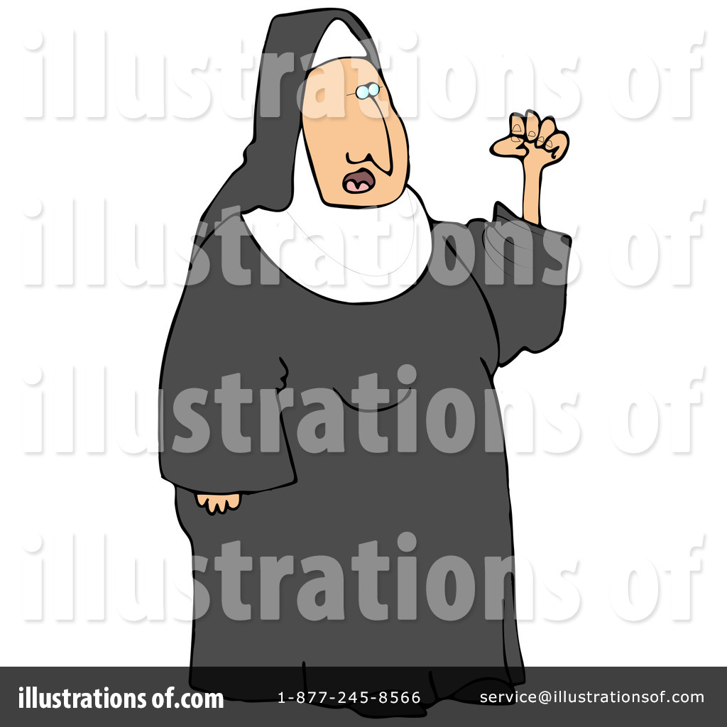 funny nun clipart - photo #50