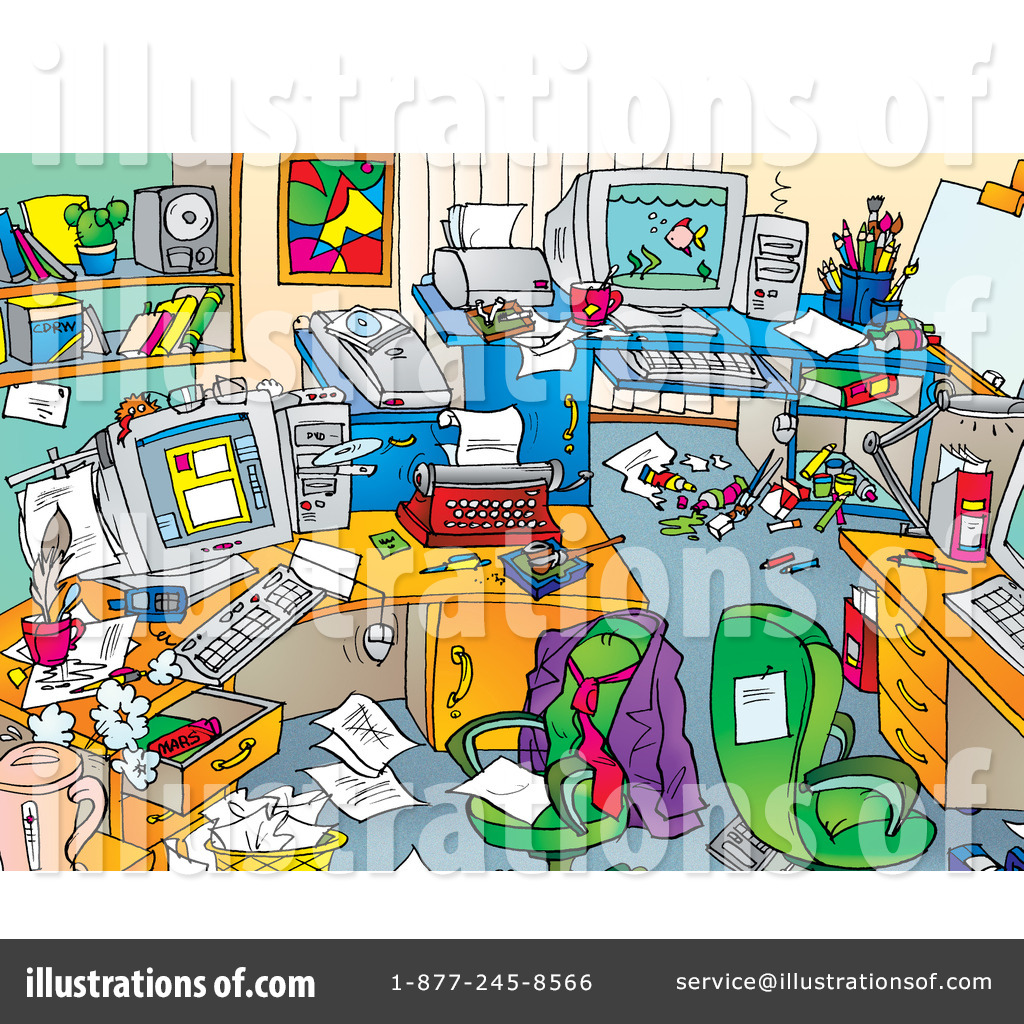 free clipart messy office - photo #36