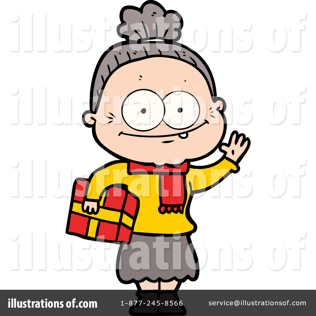 Old Woman Clipart #1523873 - Illustration by lineartestpilot