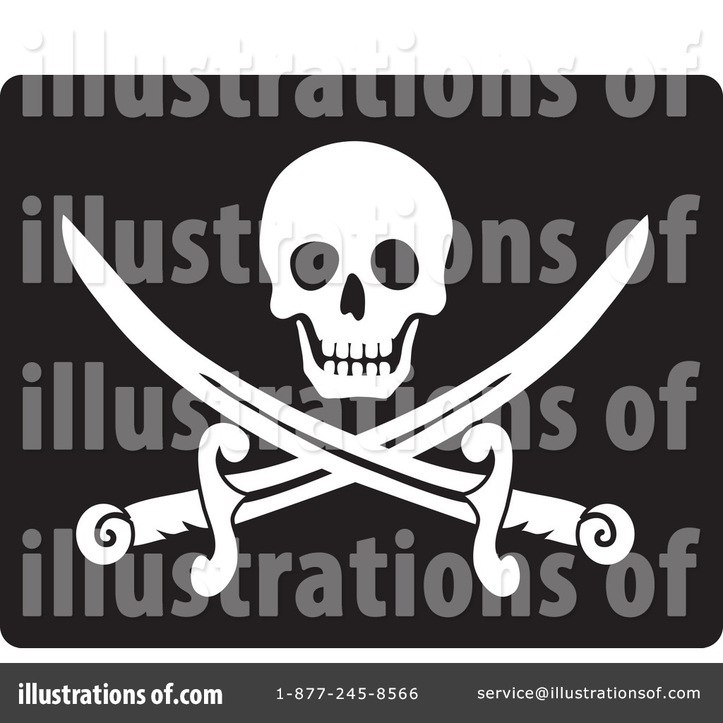 pirate flag clipart