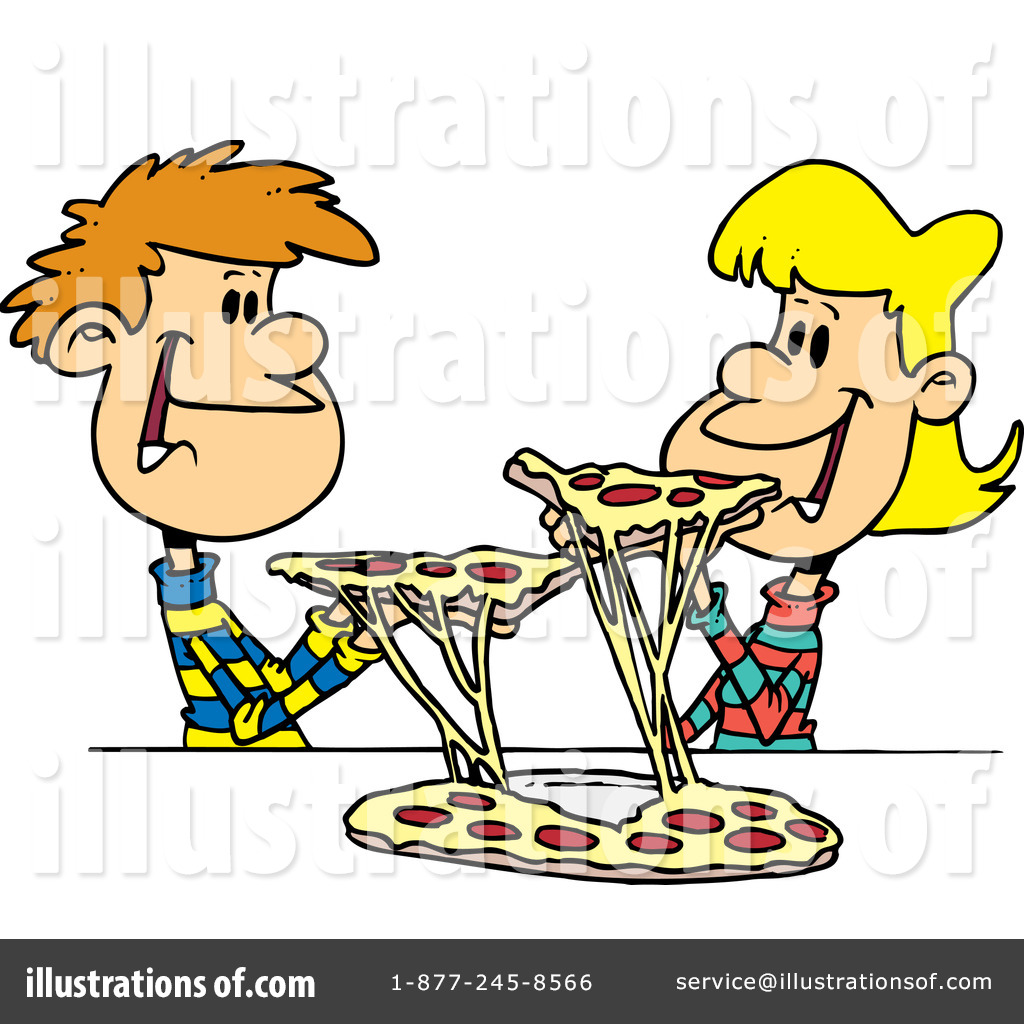 clipart eating pizza - photo #42