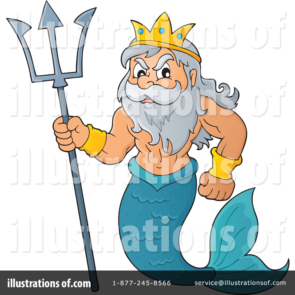 Poseidon Clipart #1456984 - Illustration by visekart